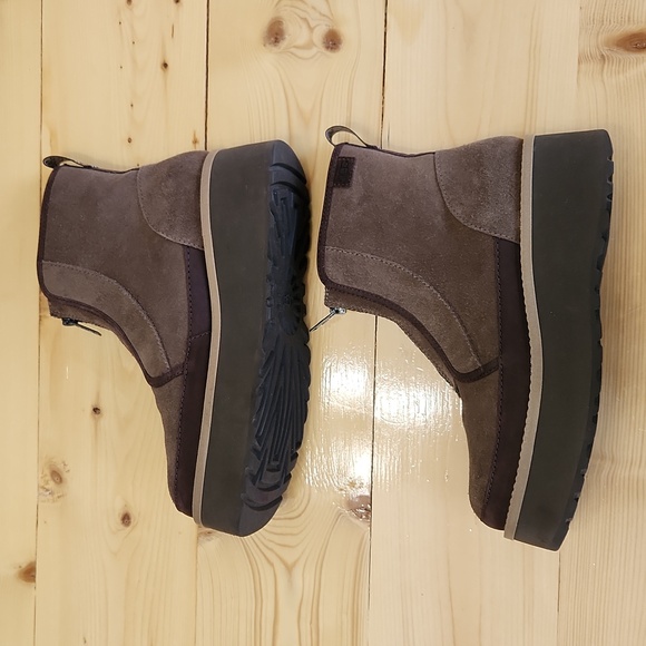 UGG Women's Cityfunc Zip Boots Platform size 8.5 Hickory - Picture 13 of 15